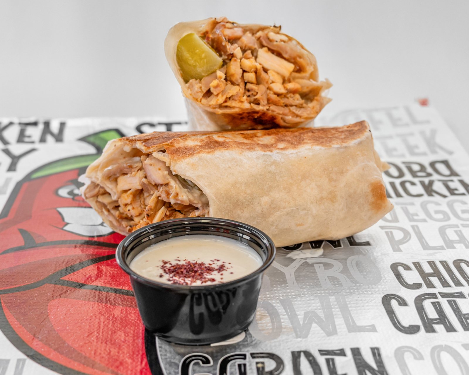 Chicken shawarma sandwich in Milwaukee