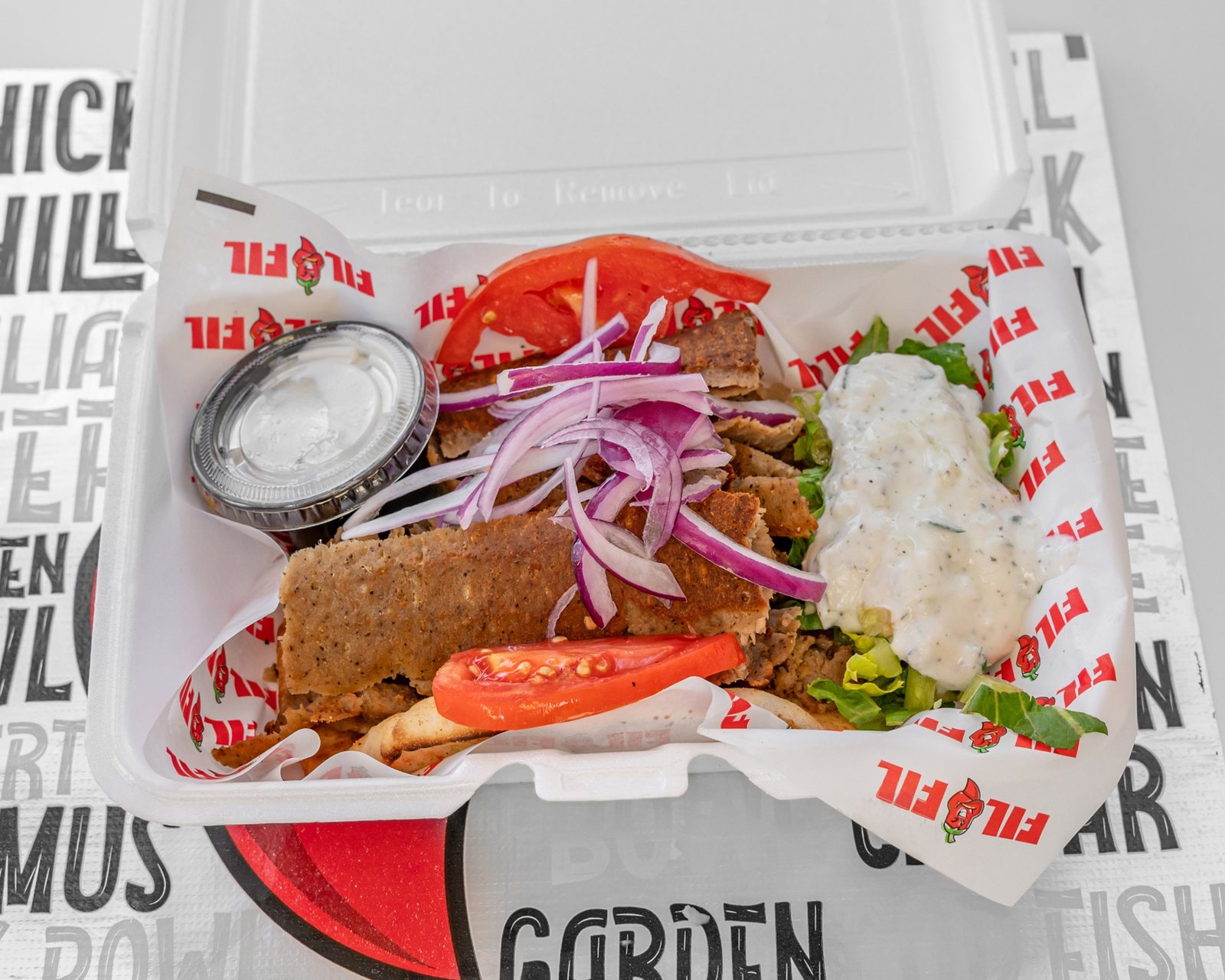 Gyro sandwich at FiL FiL Milwaukee