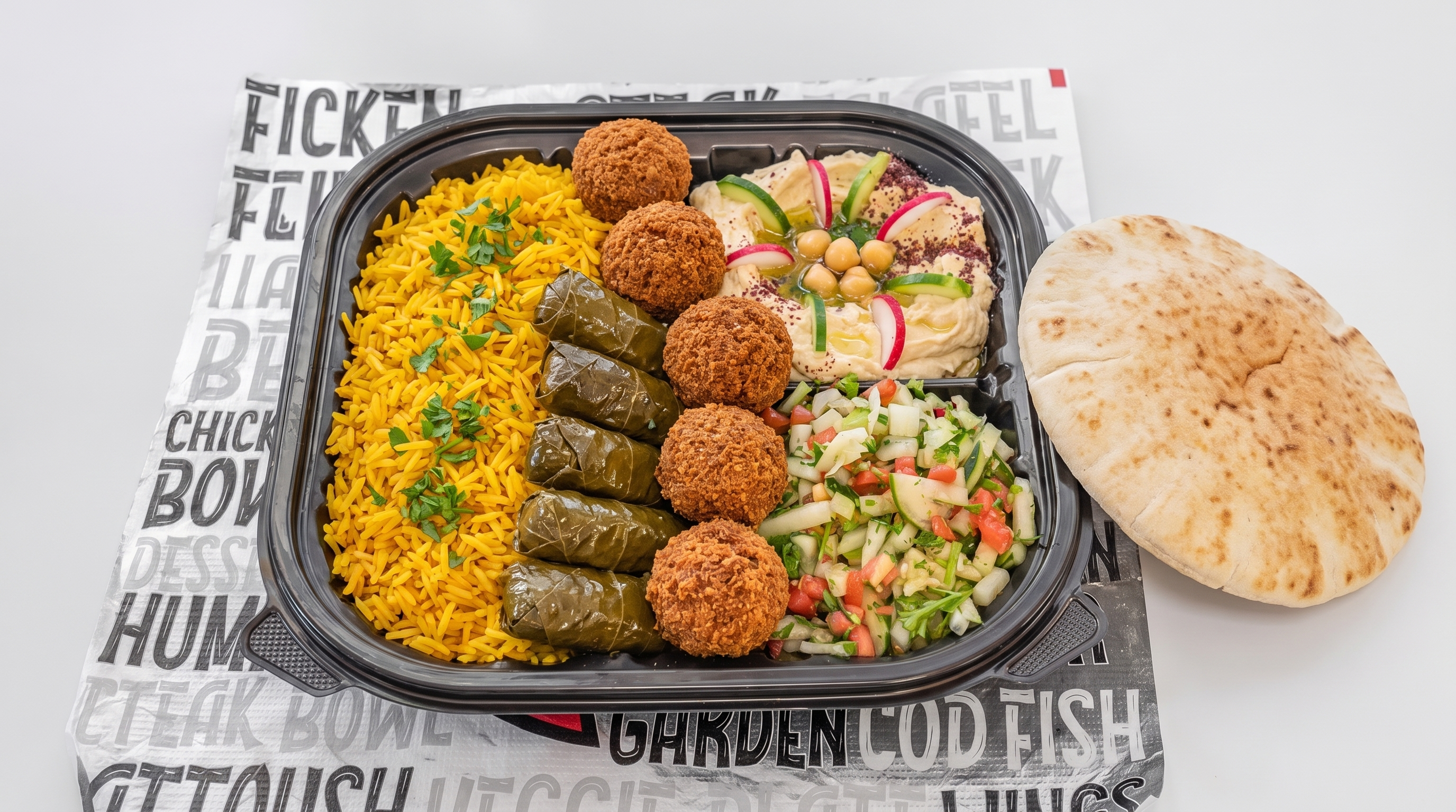 Rice Falafel Plate in Milwaukee